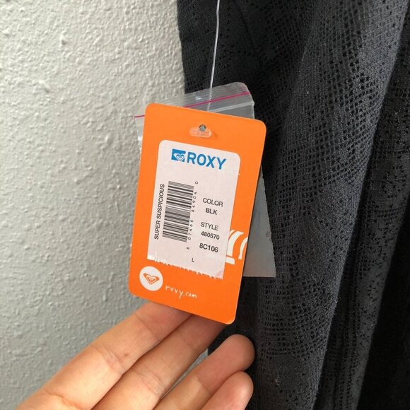 NWT ROXY Button Up Sleeveless Mini Dress Size Large - Picture 7 of 8